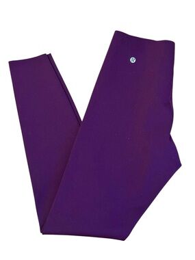 Lululemon Glow Up Super High Rise Tight Legging 28” Size 8 Black Plum